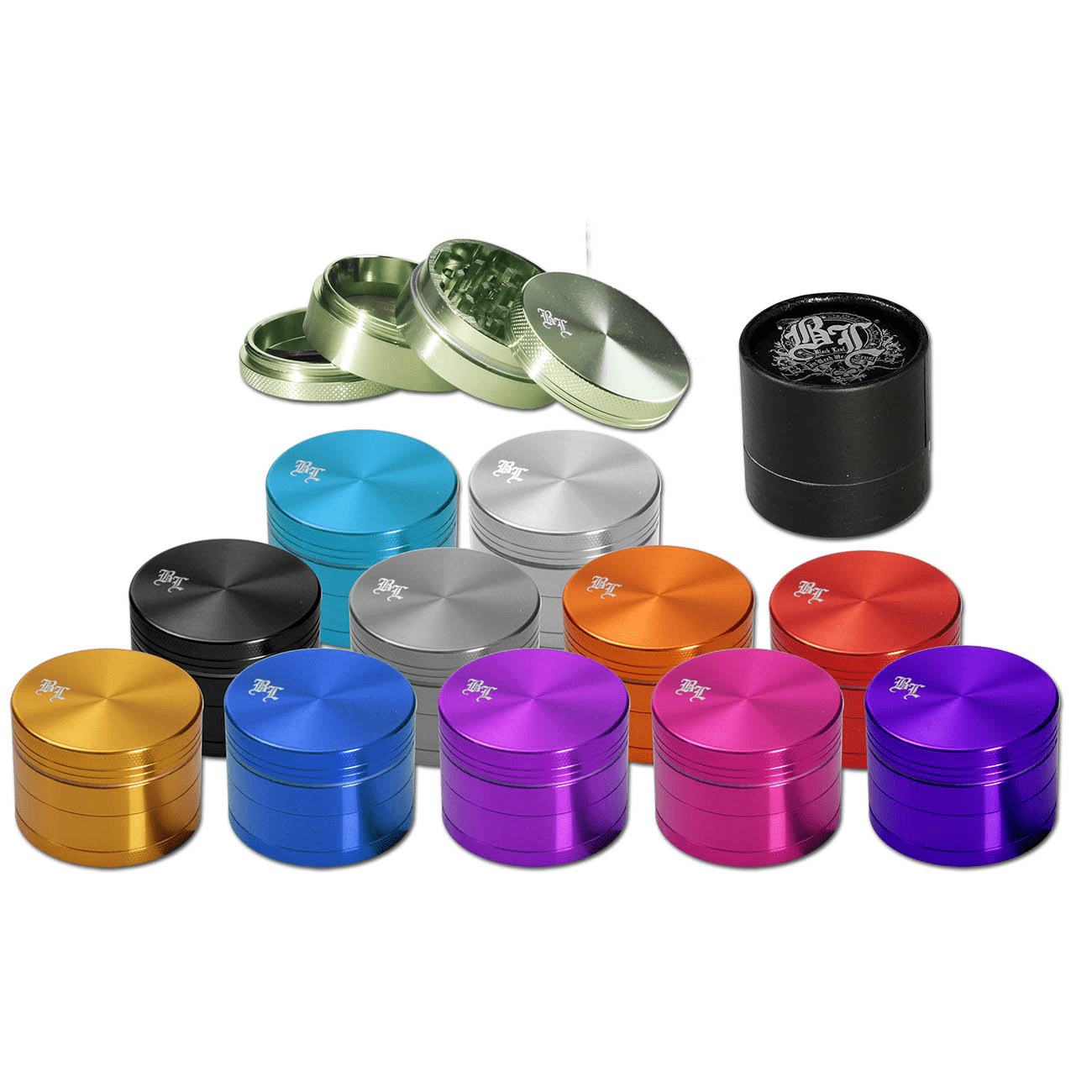 Black Leaf 4 - delt Aluminiumsgrinder – Slitesterk, presis og stilig i mange farger - Smoke - ShopBlack Leaf 4 - delt Aluminiumsgrinder – Slitesterk, presis og stilig i mange fargerMetallgrinderBlack LeafSmoke - ShopBlack Leaf 4 - delt Aluminiumsgrinder – Slitesterk, presis og stilig i mange farger