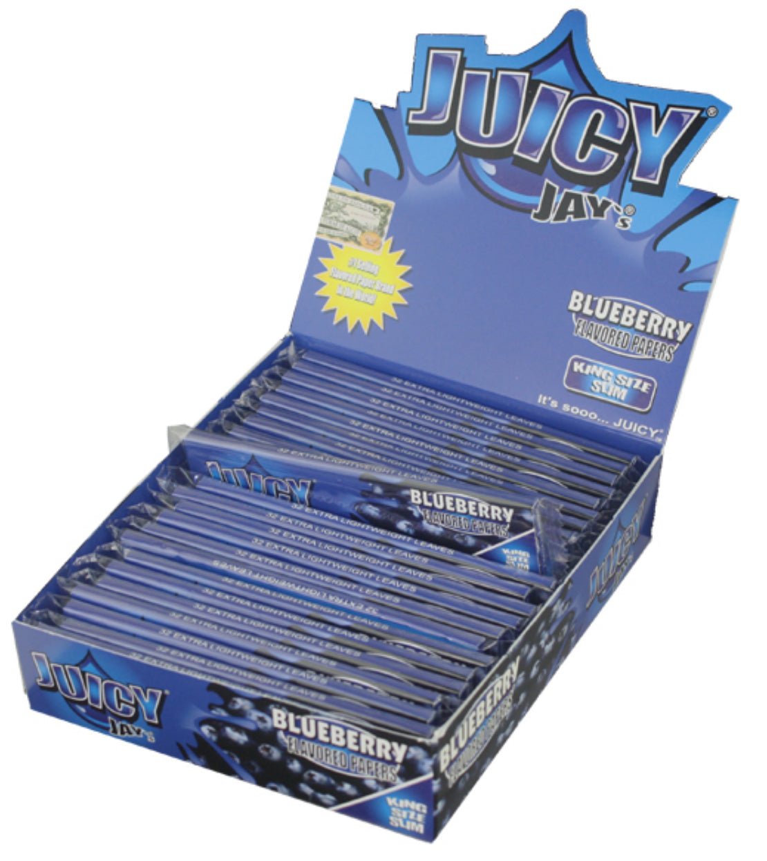 Juicy Jay’s Blueberry – King Size Slim Flavor Papers - Smoke - ShopJuicy Jay’s Blueberry – King Size Slim Flavor PapersPapesJuicy JaySmoke - Shop5Juicy Jay’s Blueberry – King Size Slim Flavor Papers