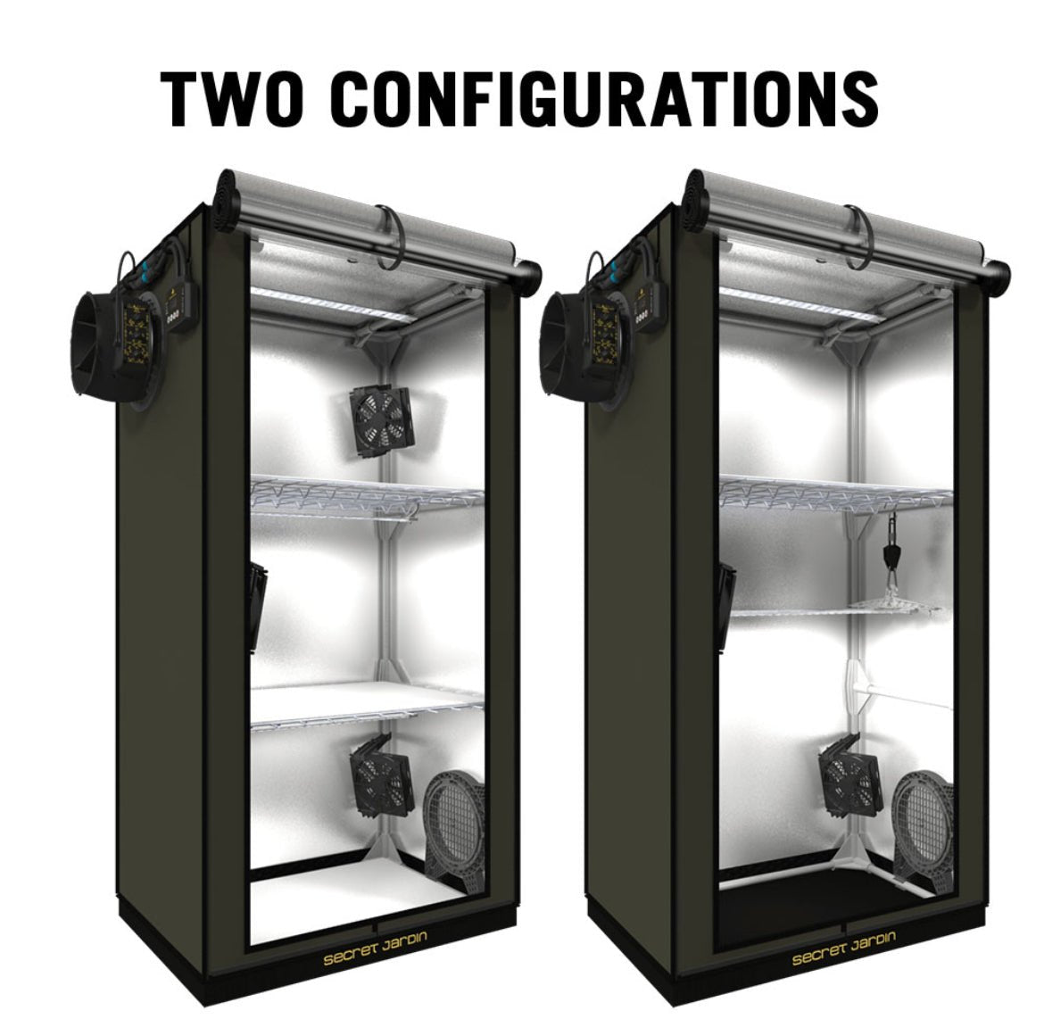 Secret Jardin Grow Station The Original - 60 x 40 x 116 cm 60 W LED - Smoke - ShopSecret Jardin Grow Station The Original - 60 x 40 x 116 cm 60 W LEDDyrketeltSecret JardinSmoke - ShopGR60Gr60Secret Jardin Grow Station The Original - 60 x 40 x 116 cm 60 W LED