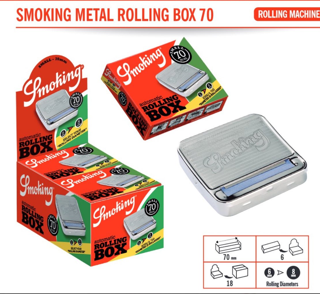 Smoking Rulleboks | Automatisk Mekkemaskin | 70mm - Smoke - ShopSmoking Rulleboks | Automatisk Mekkemaskin | 70mmMekkebrettSmoke - ShopSmoke - ShopSmoking Rulleboks | Automatisk Mekkemaskin | 70mm